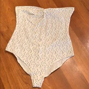 Forever 21 Strapless Bodysuit